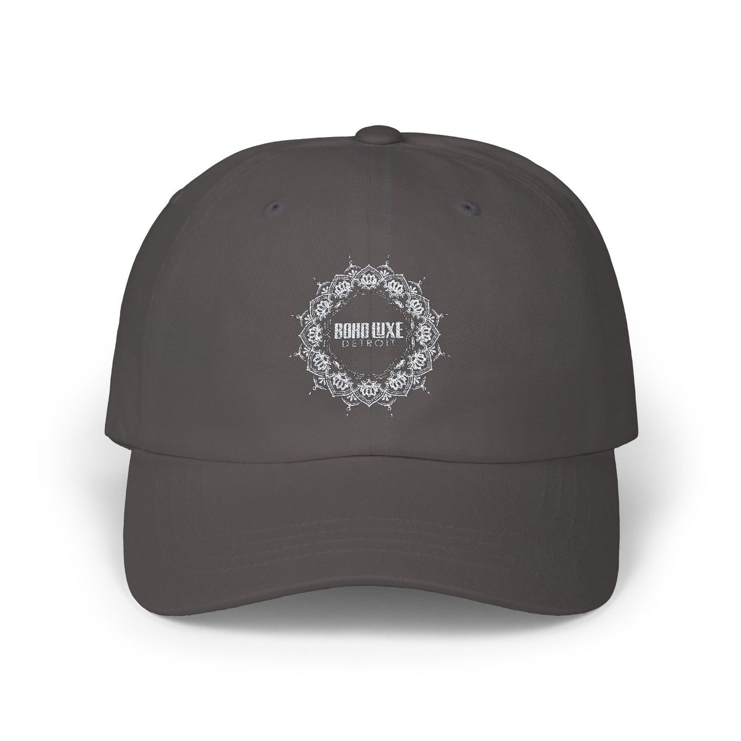 Classic Dad Cap with Intricate Floral Pattern - Stylish Everyday Accessory