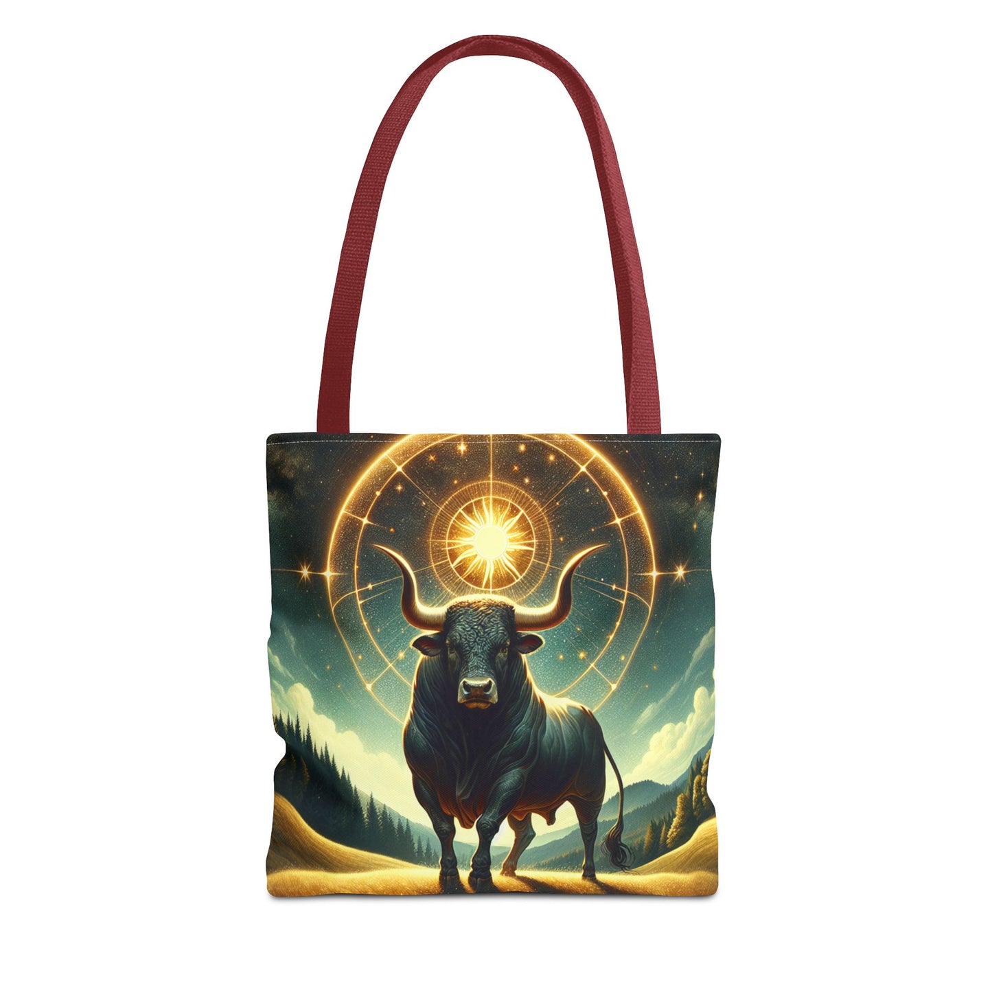 Astrology Taurus Tote Bag - Cosmic Design for Everyday Use