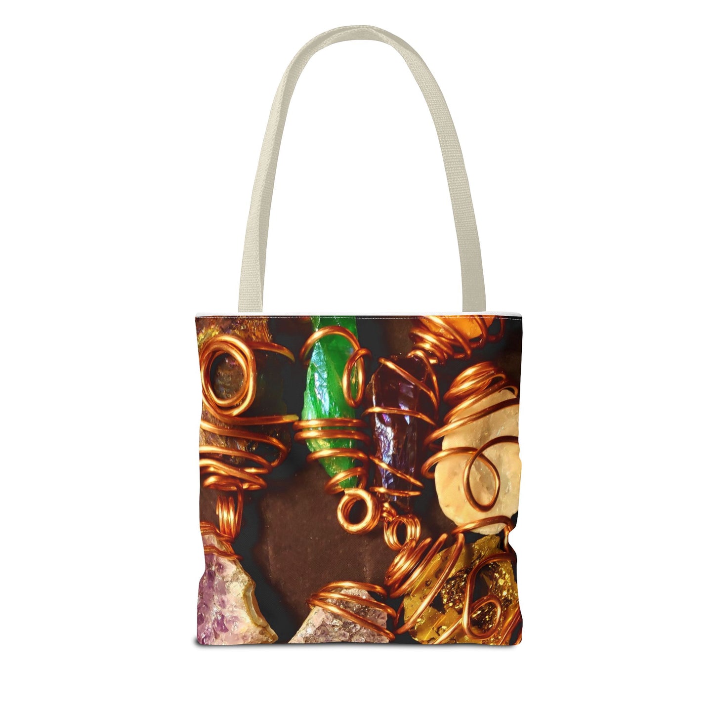 Bohemian Gemstone Tote Bag – Ideal for Eco-Friendly Fashion Lovers