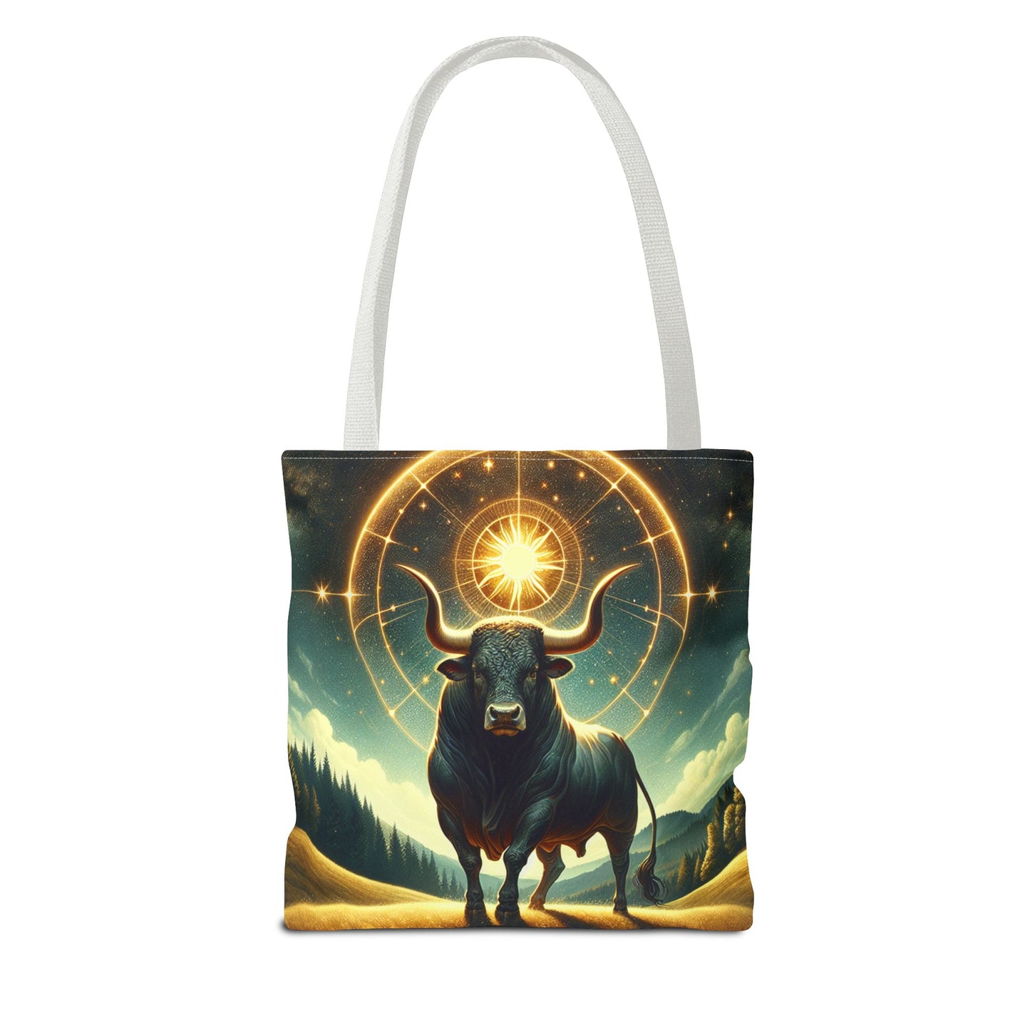 Astrology Taurus Tote Bag - Cosmic Design for Everyday Use