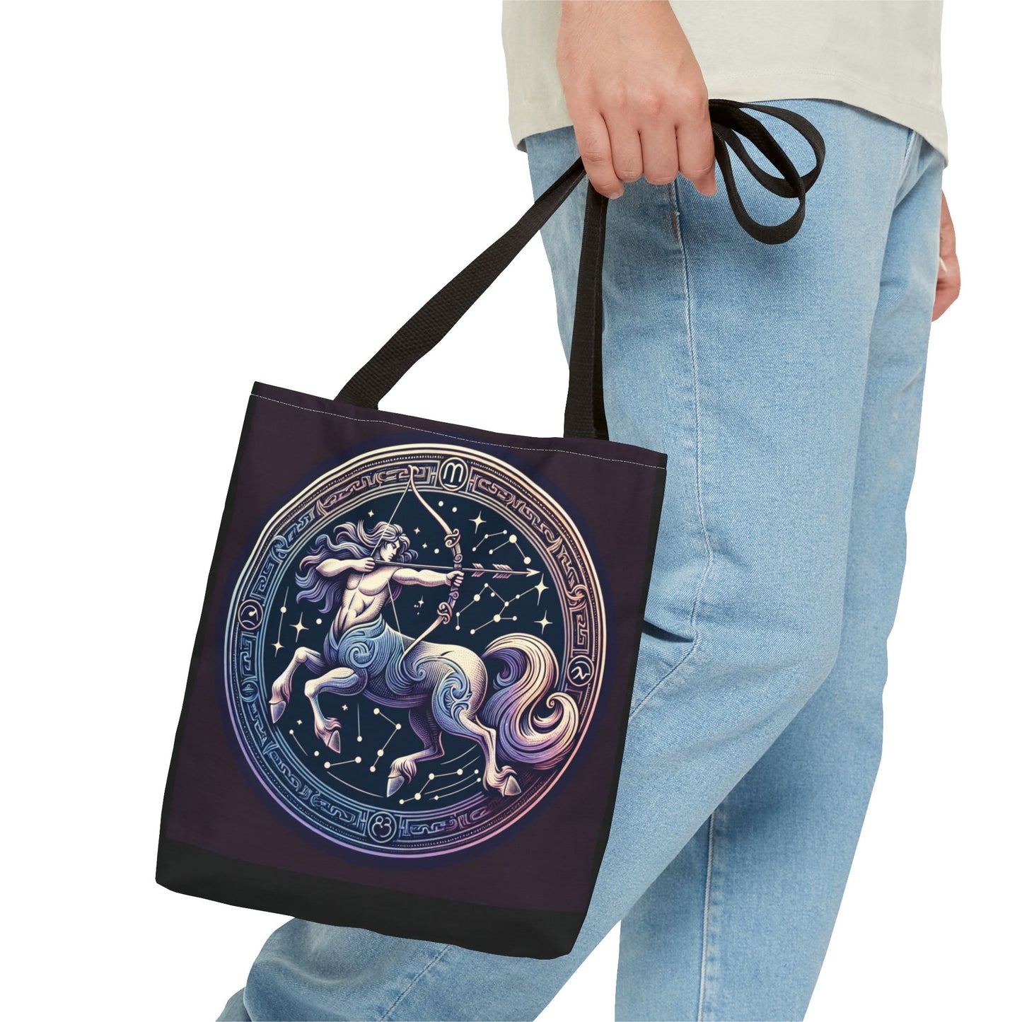 Celestial Sagittarius Tote Bag - Astrology Inspired Design