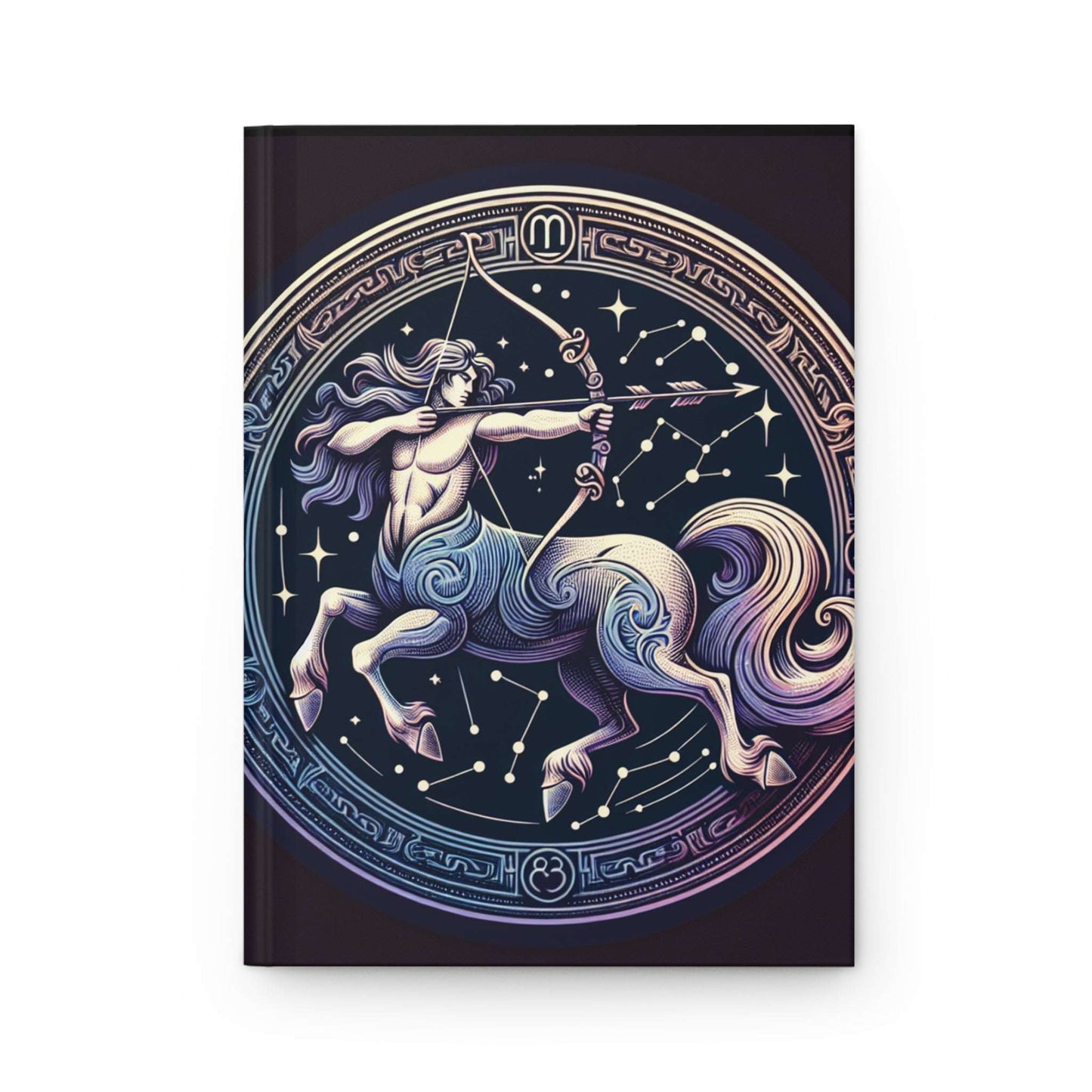 Celestial Sagittarius Hardcover Journal – Astrological Notebook for Creativity & Reflection