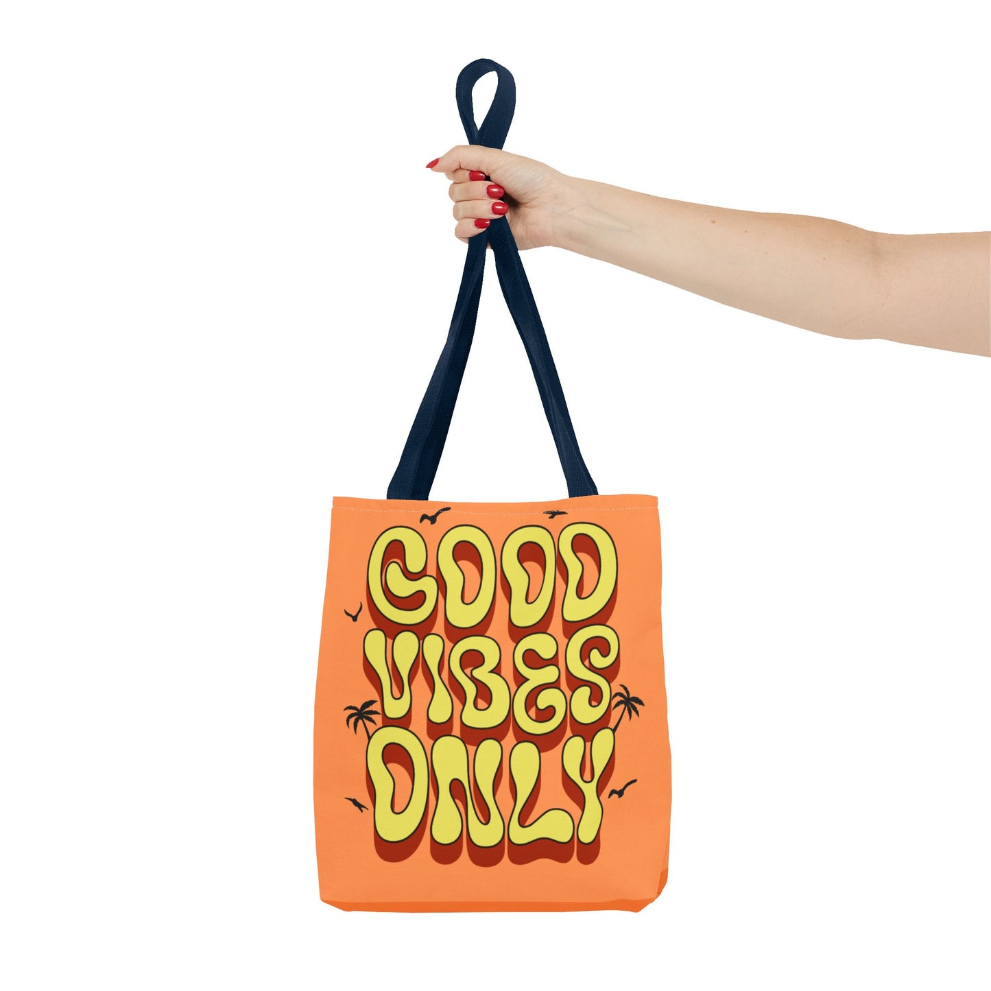 Good Vibes Only Tote Bag – Stylish Beach & Travel Accessory