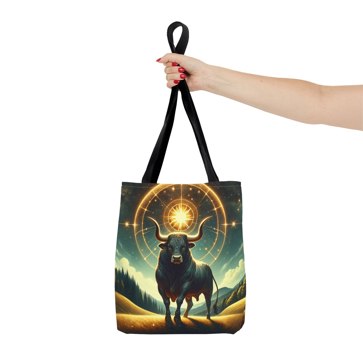 Astrology Taurus Tote Bag - Cosmic Design for Everyday Use
