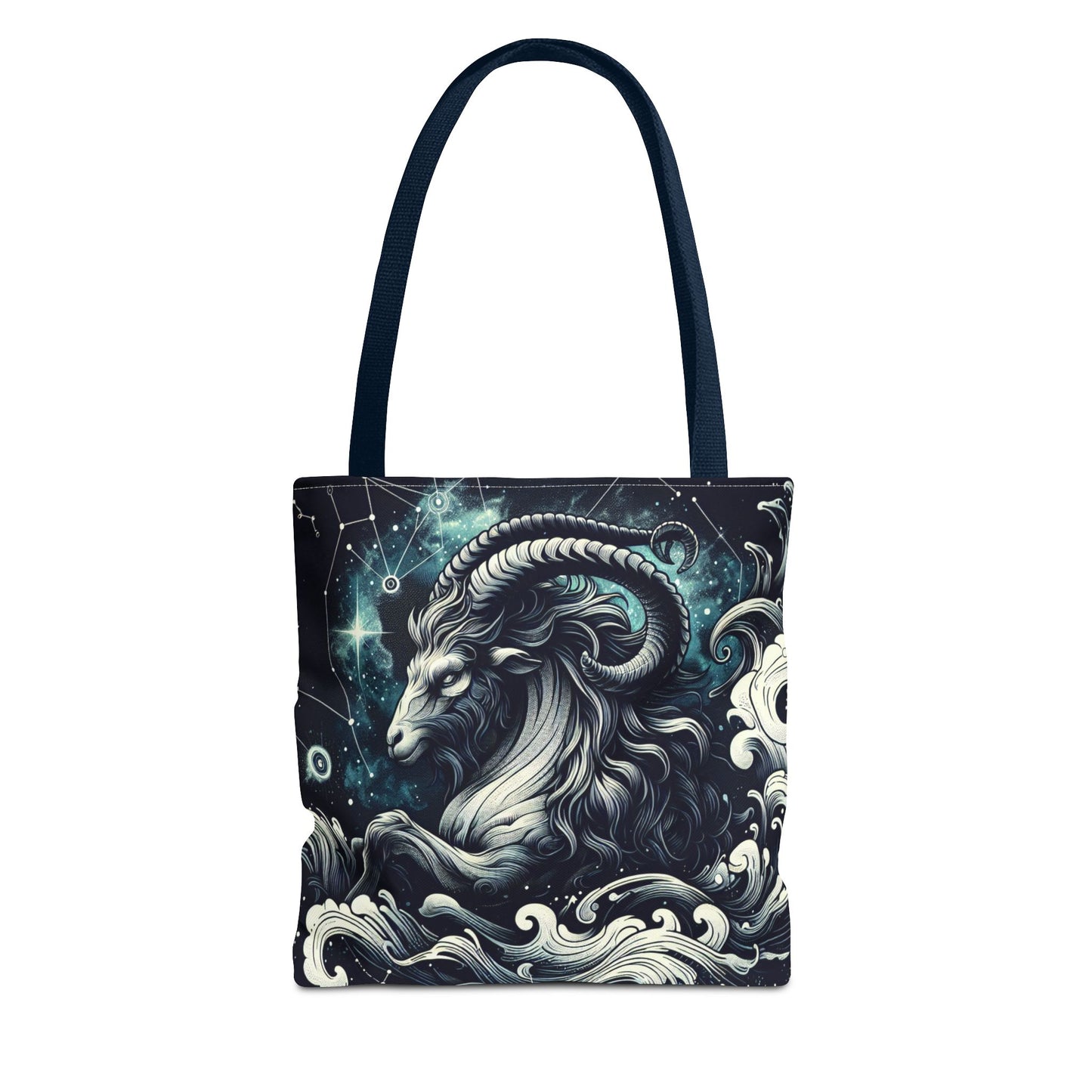 Astrology Capricorn Tote Bag - Celestial Goat Design