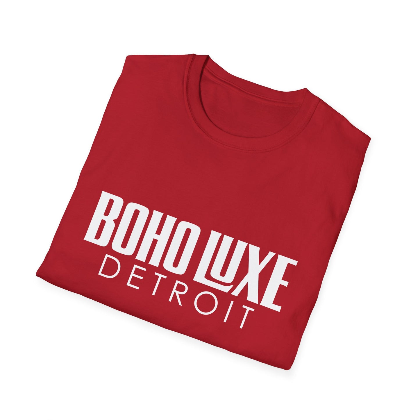 Boho Luxe Detroit Unisex T-Shirt - Trendy Apparel for Urban Explorers, Perfect for Casual Outings, Gift for Friends, Cool Graphic Tee
