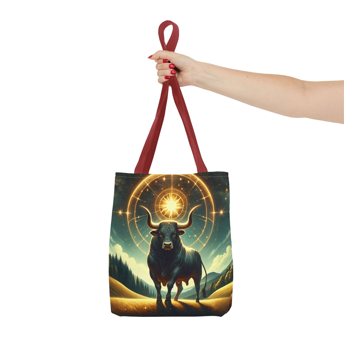 Astrology Taurus Tote Bag - Cosmic Design for Everyday Use