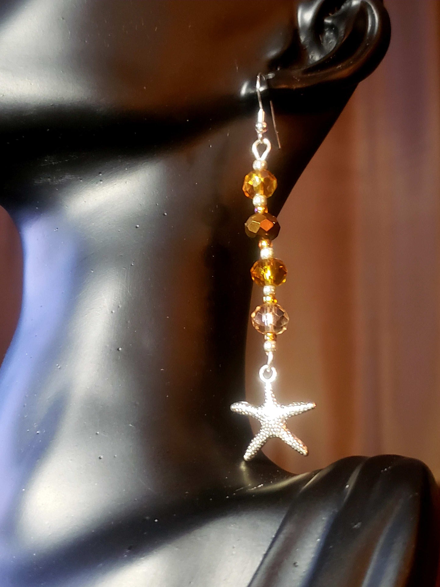 Glass Bead Earrings #0020