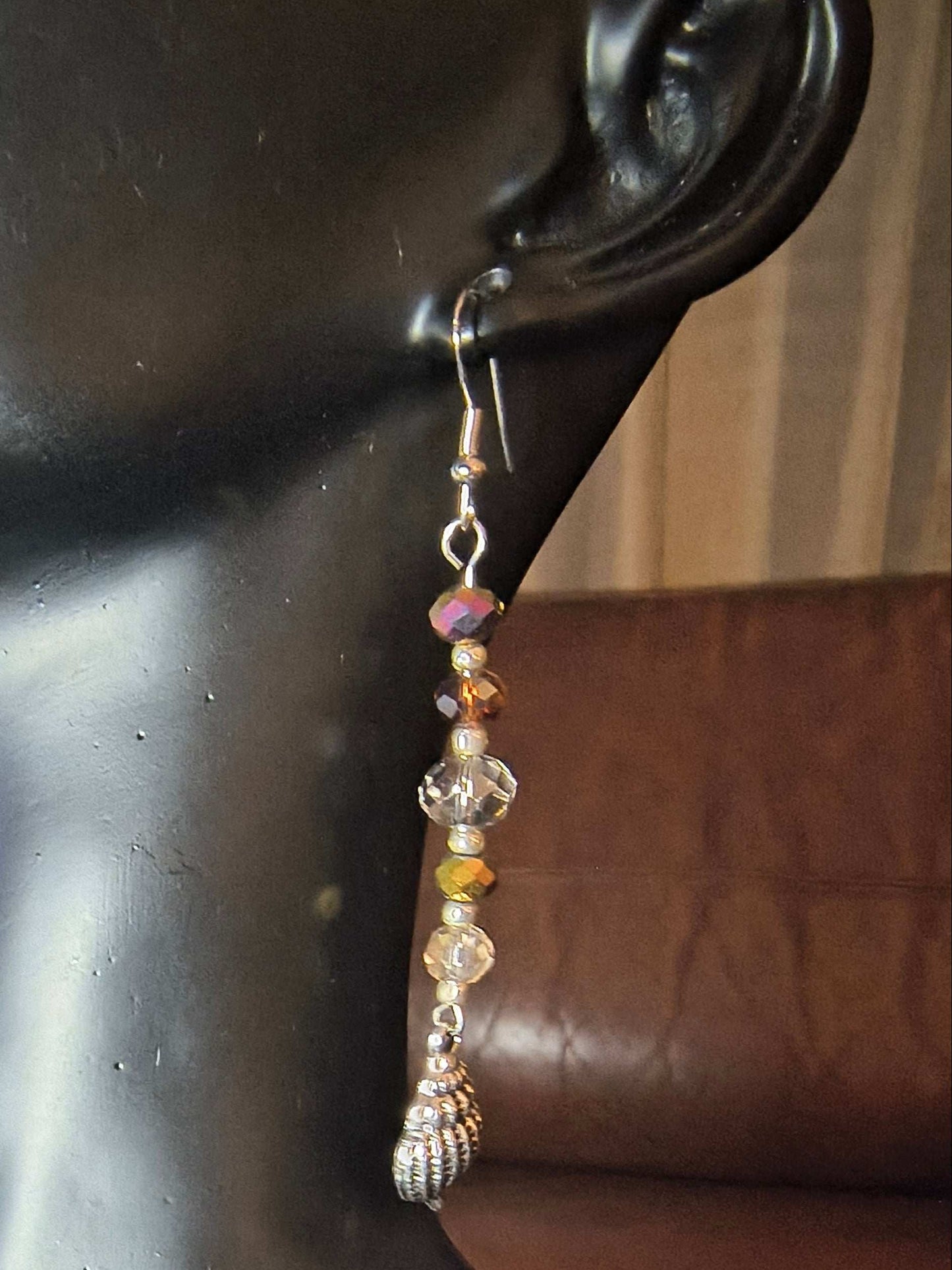 Glass Bead Earrings #0043