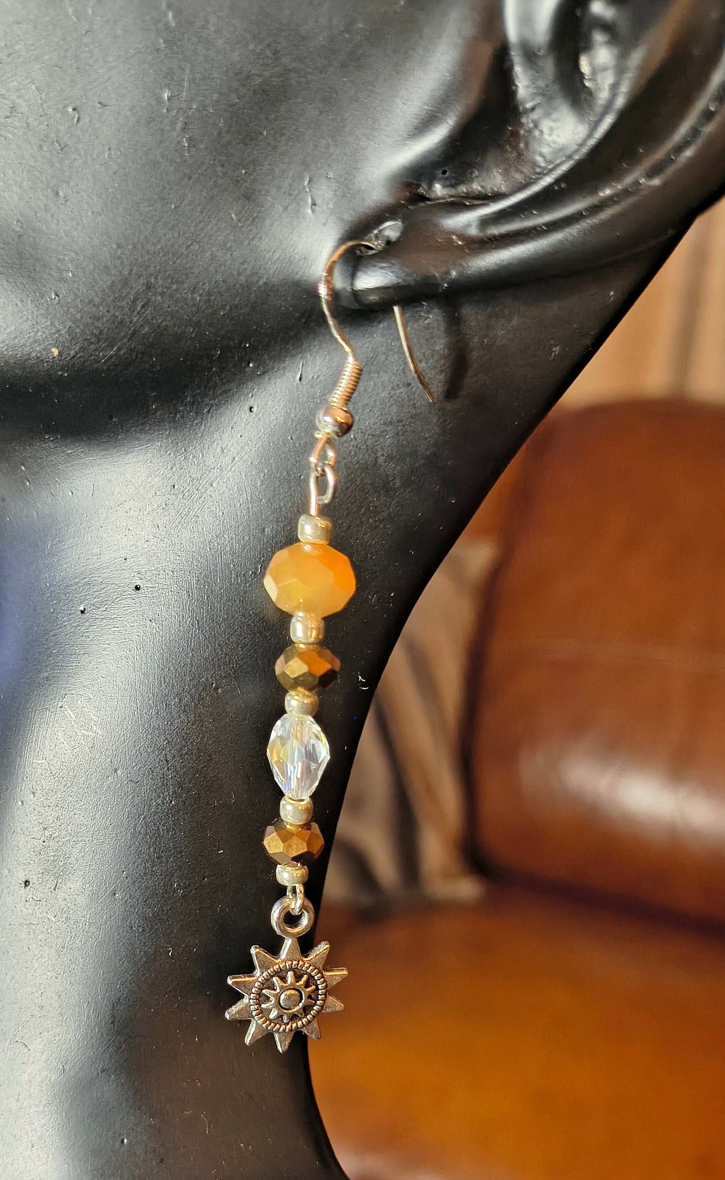 Glass Bead Earrings #0050