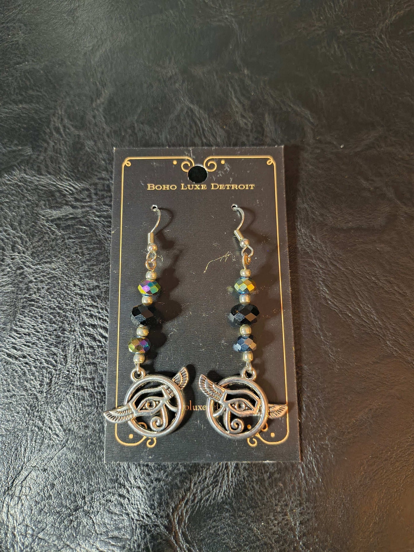 Glass Bead Earrings #0054A