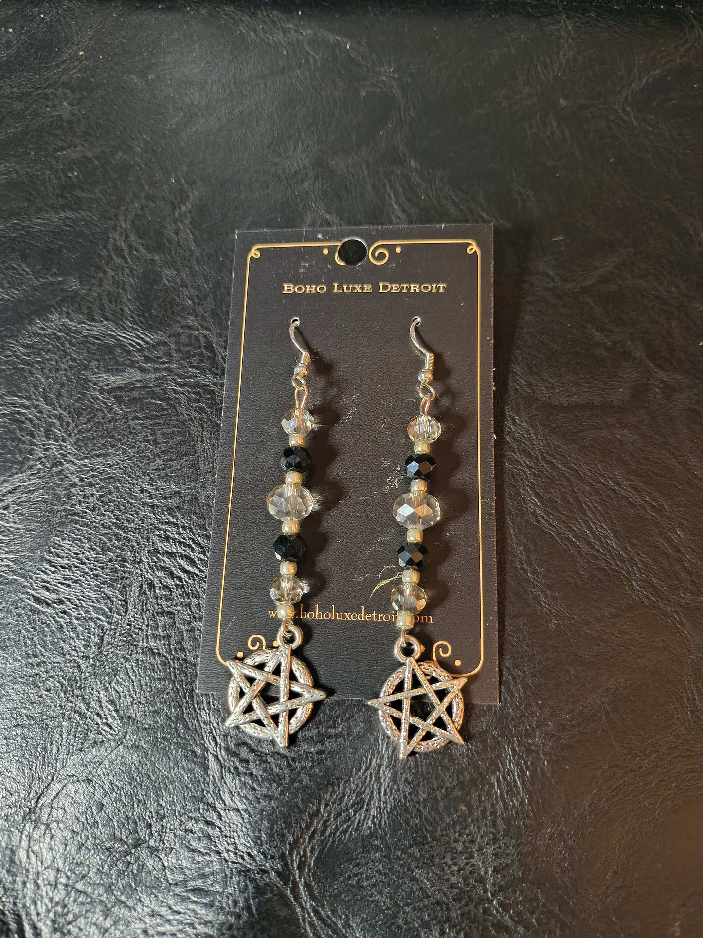 Glass Bead Earrings #0066A