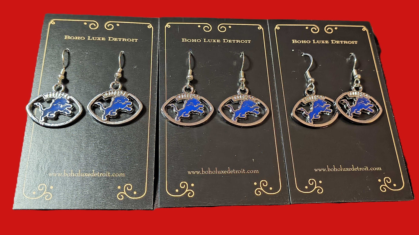 Detroit Lions Team Spirit Earrings