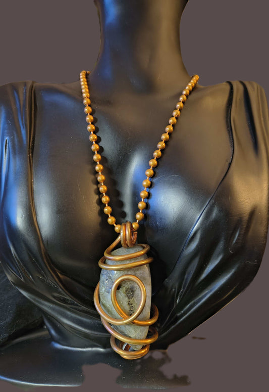Large Labradorite Necklace