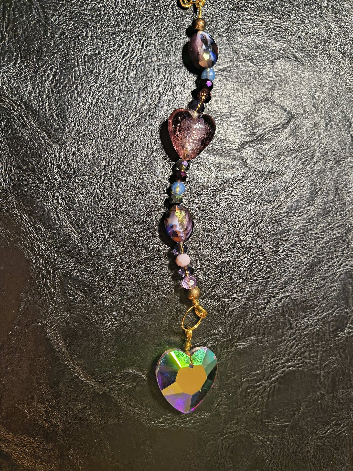 Pink Heart Sun Catcher