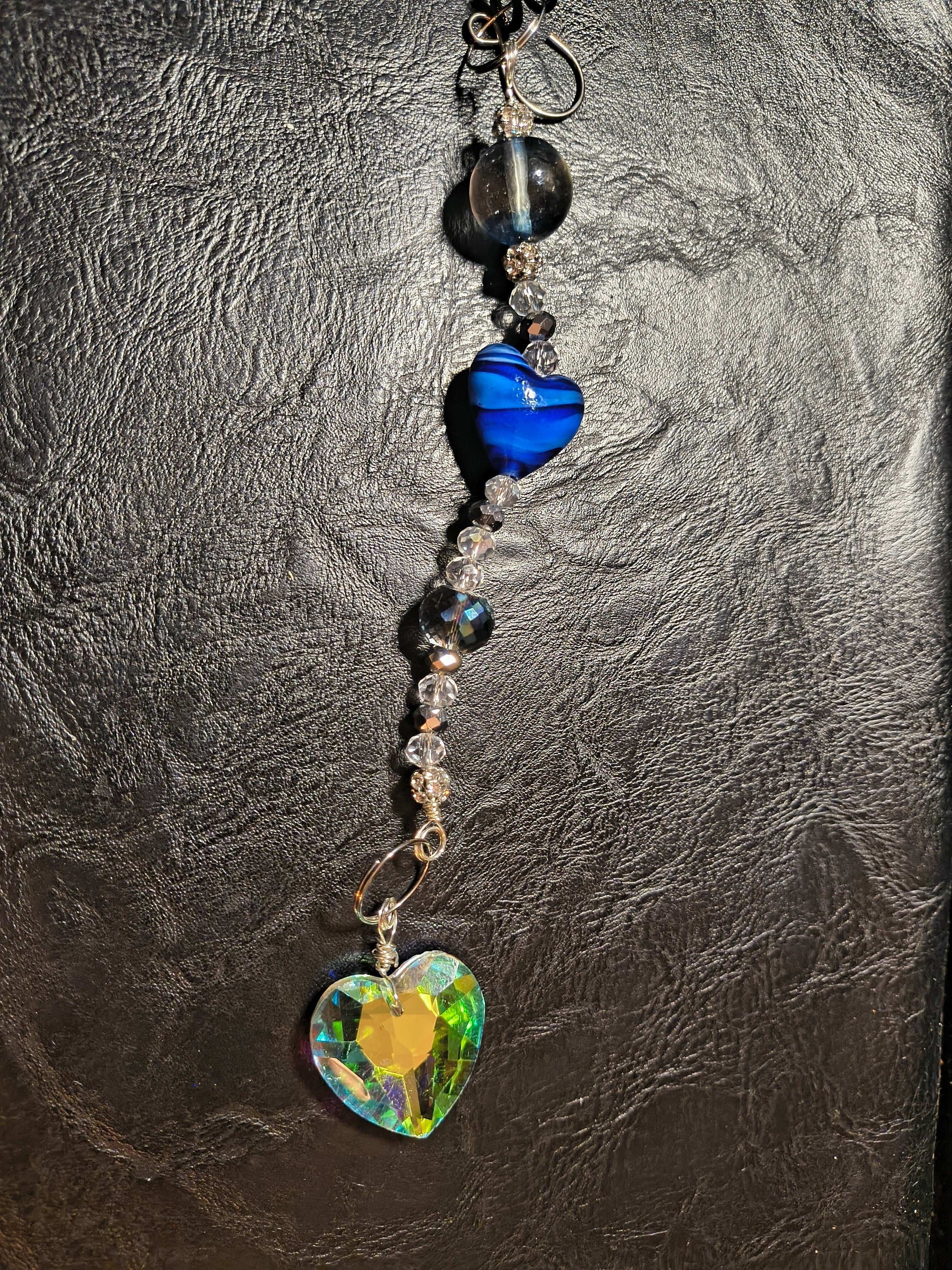 Blue Heart Sun Catcher