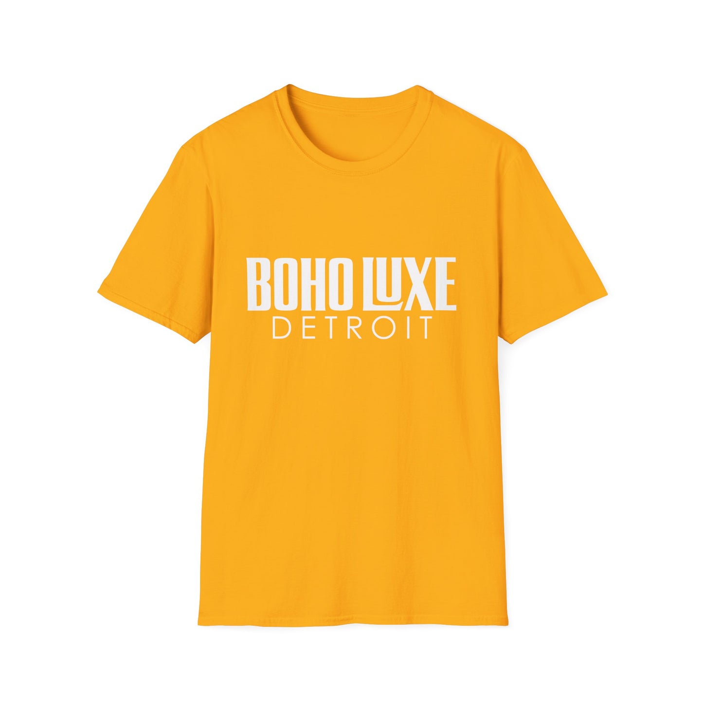 Boho Luxe Detroit Unisex T-Shirt - Trendy Apparel for Urban Explorers, Perfect for Casual Outings, Gift for Friends, Cool Graphic Tee