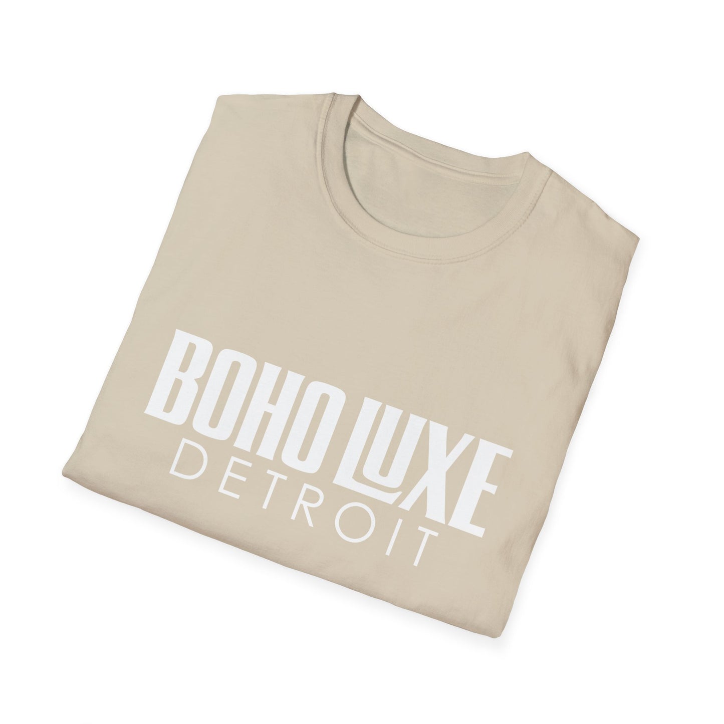 Boho Luxe Detroit Unisex T-Shirt - Trendy Apparel for Urban Explorers, Perfect for Casual Outings, Gift for Friends, Cool Graphic Tee