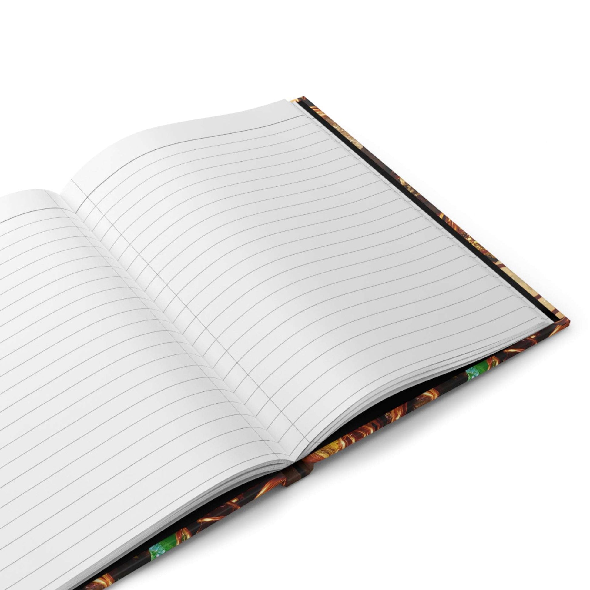 Rustic Crystal Design Hardcover Journal - Perfect for Creatives and Gift Giving