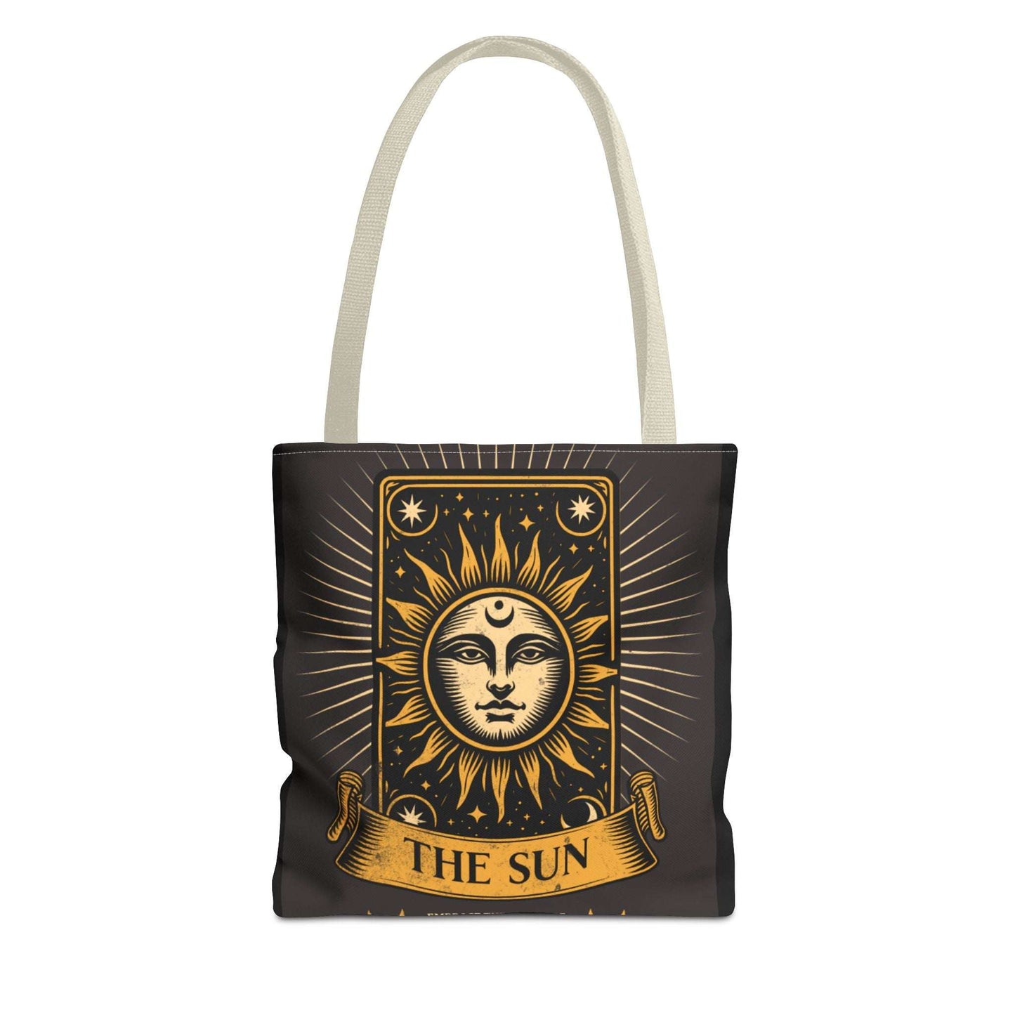 Sun-Themed Tote Bag, Spiritual Gift, Eco-Friendly Bag, Festival Accessory, Astrology Lover Tote
