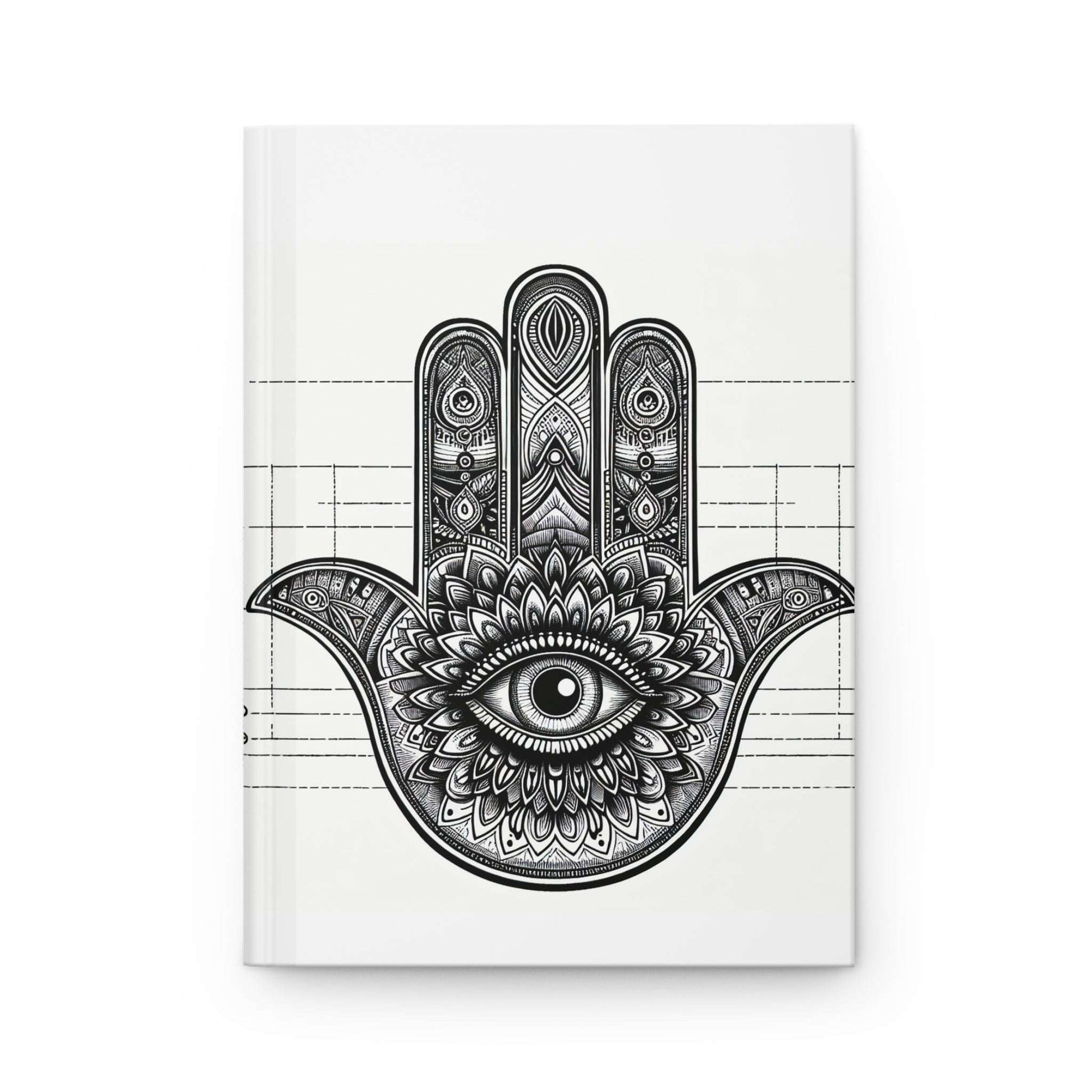 Bohemian Eye Design Hardcover Journal - Inspirational Writing Notebook