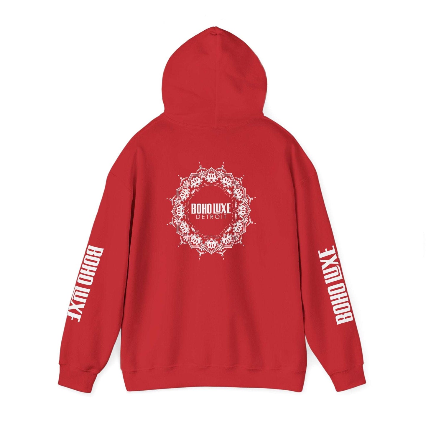 Boho Luxe Detroit Hoodie, Unisex Sweatshirt for Cozy Vibes, Trendy Streetwear Gift, Perfect for Casual Outings & Holidays
