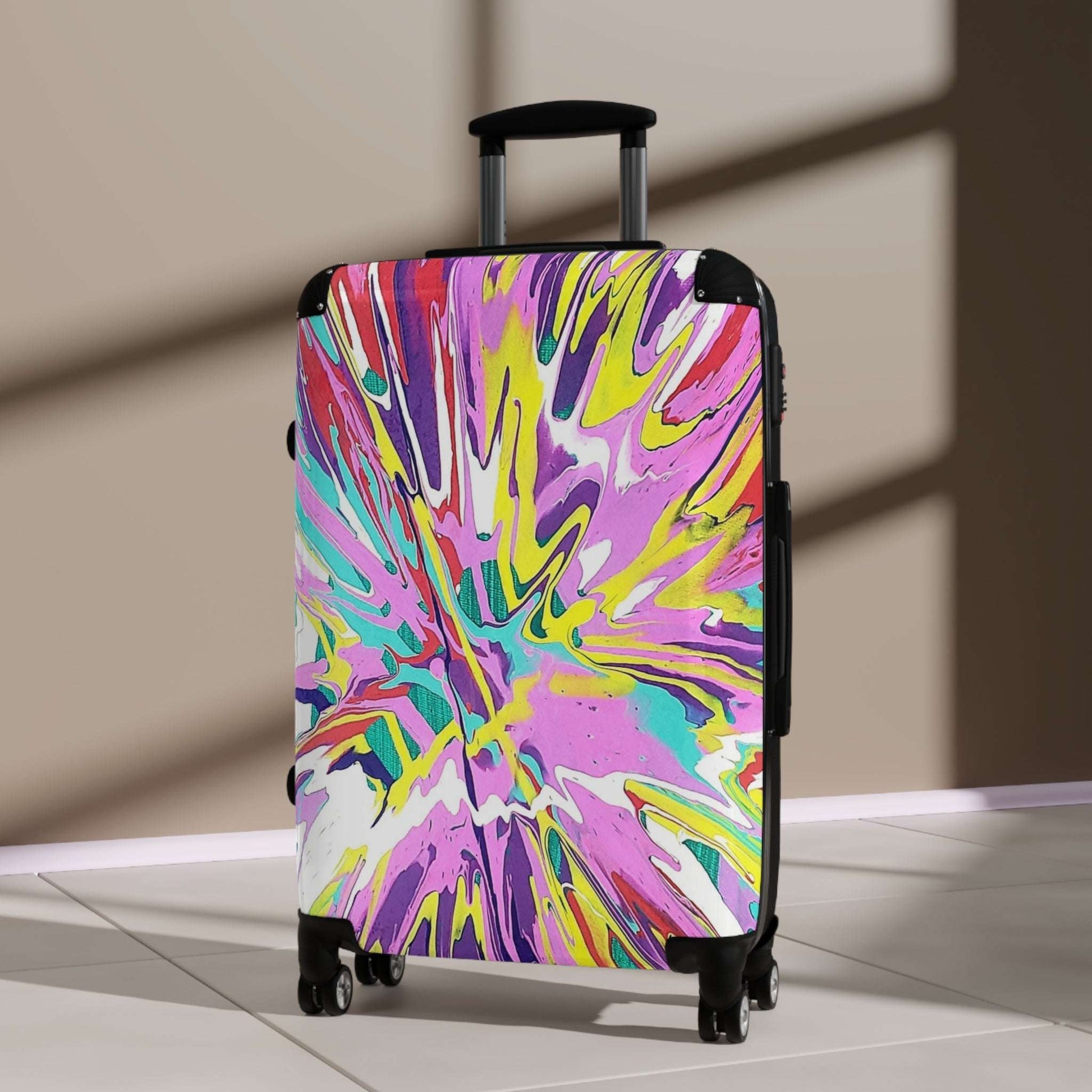 Colorful Travel Suitcase with Abstract Design, Perfect for Travelers and Adventurers, Stylish Luggage for Vacations, Holidays, and [...]