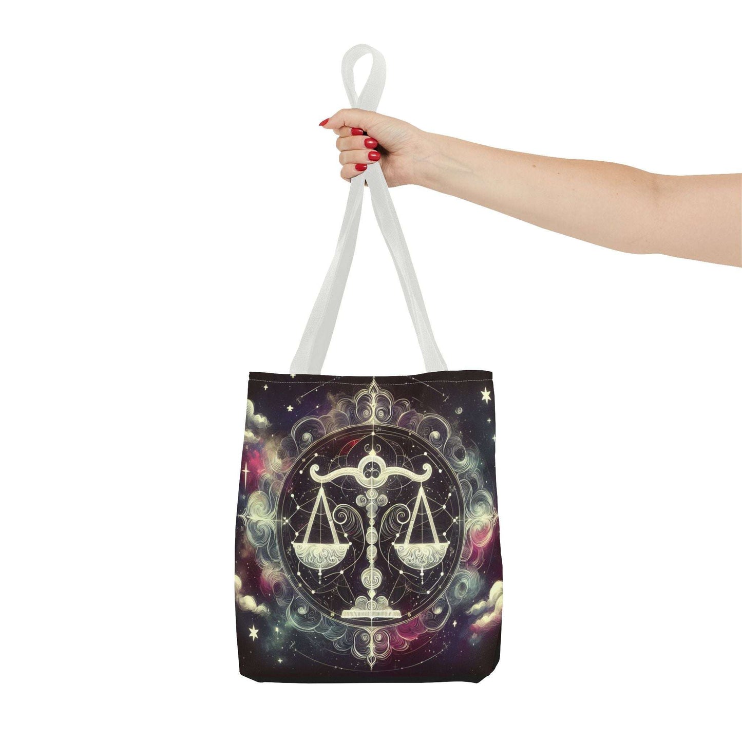 Celestial Libra Tote Bag - Astrology Inspired Sustainable Fashion