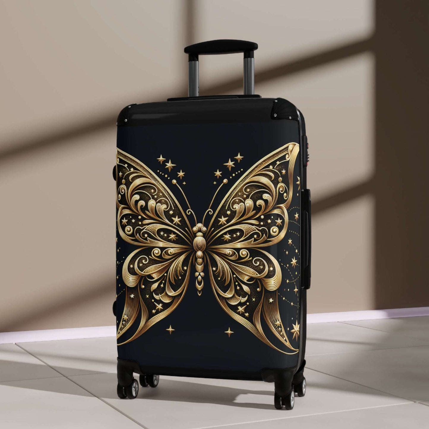 Butterfly Design Suitcase - Travel Luggage for Adventurers, Boho Aesthetic Travel Bag, Unique Gift for Travelers, Stylish Carry-On, [...]