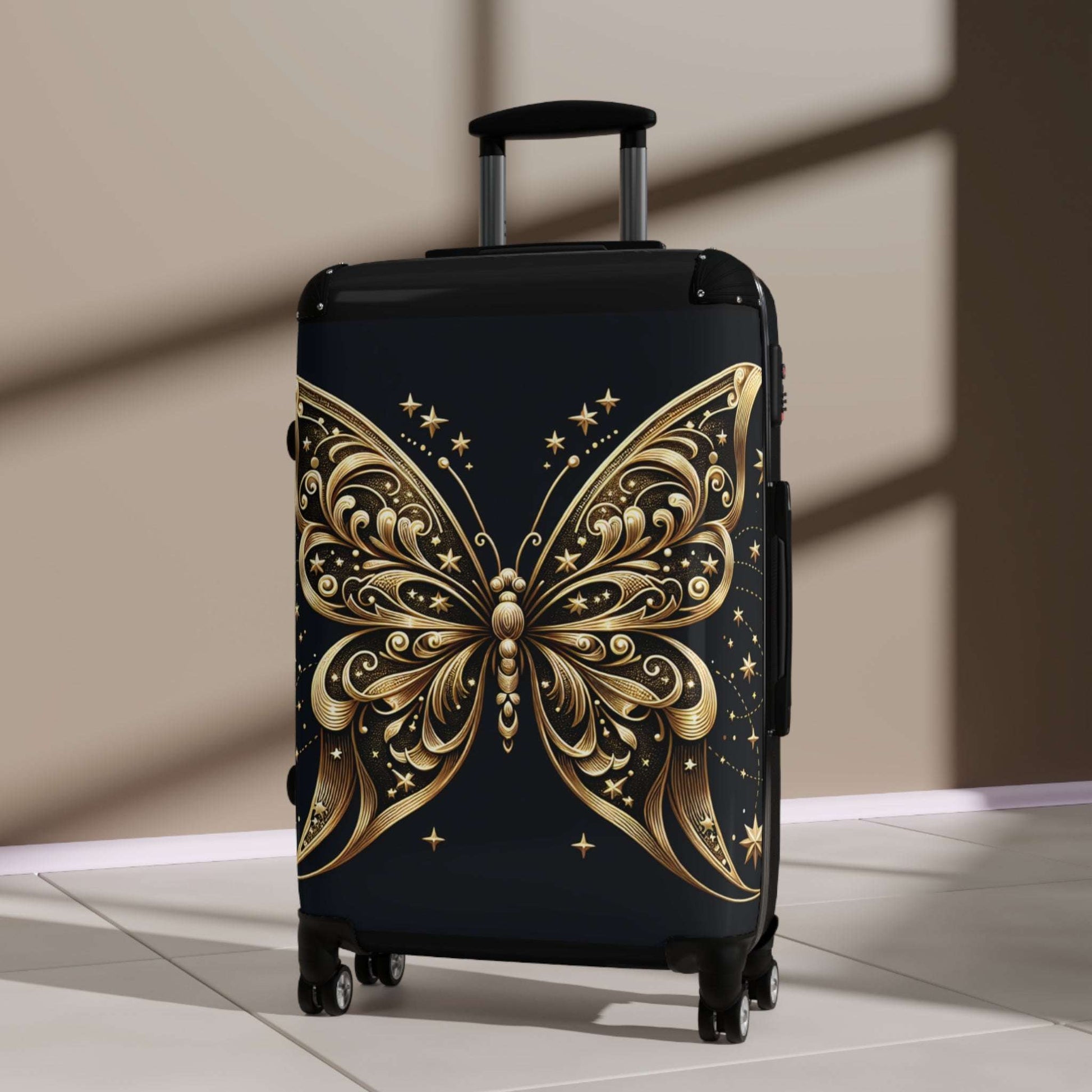 Butterfly Design Suitcase - Travel Luggage for Adventurers, Boho Aesthetic Travel Bag, Unique Gift for Travelers, Stylish Carry-On, [...]