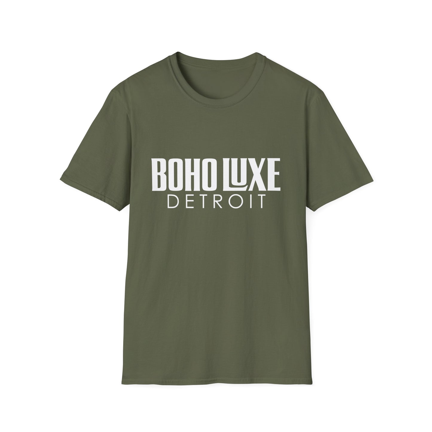 Boho Luxe Detroit Unisex T-Shirt - Trendy Apparel for Urban Explorers, Perfect for Casual Outings, Gift for Friends, Cool Graphic Tee