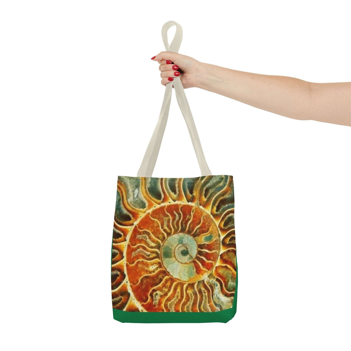 Colorful Spiral Shell Tote Bag – Eco-Friendly, Reusable, Perfect for Beach, Farmers Market, Travel, Gifts