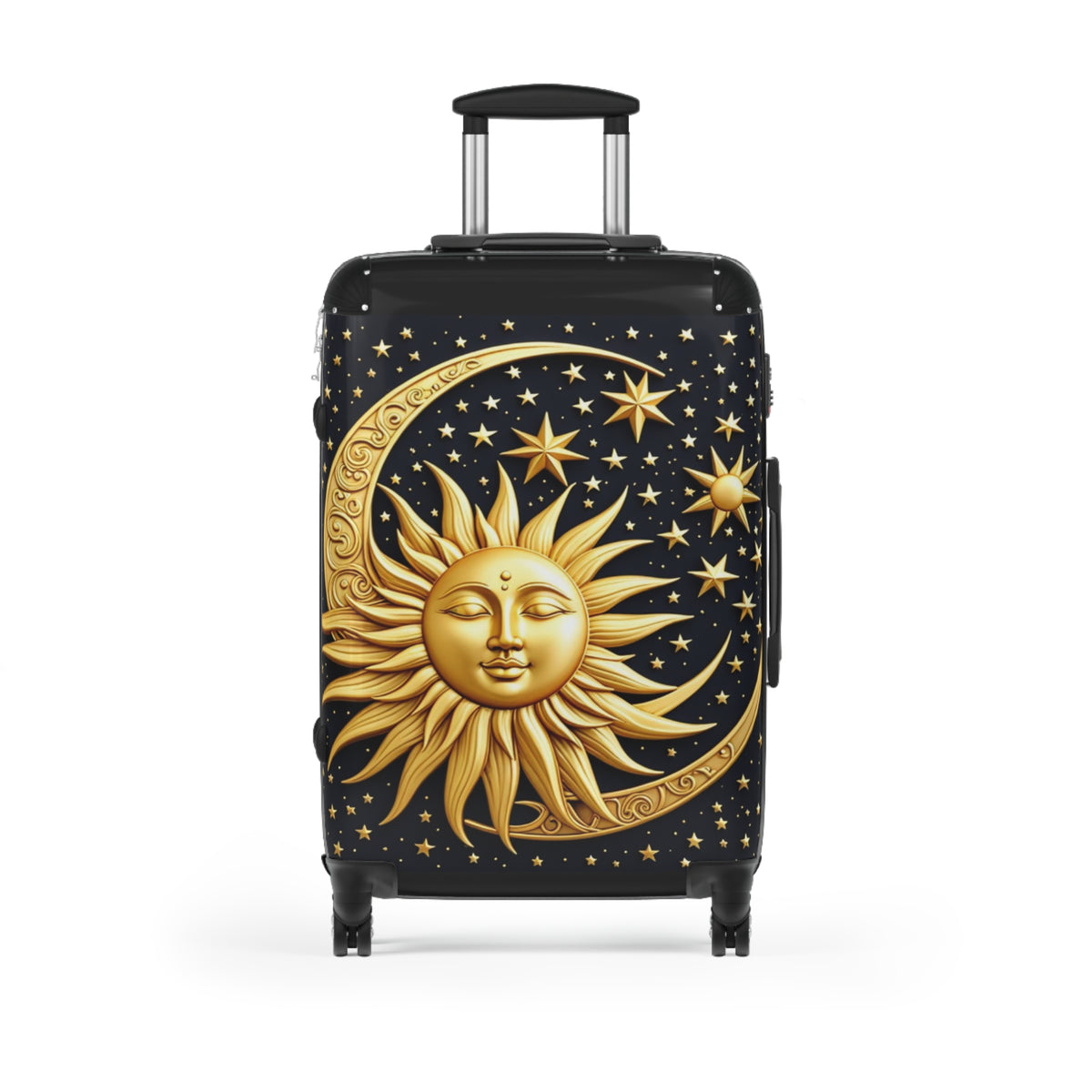 Celestial Sun and Moon Hardside Suitcase