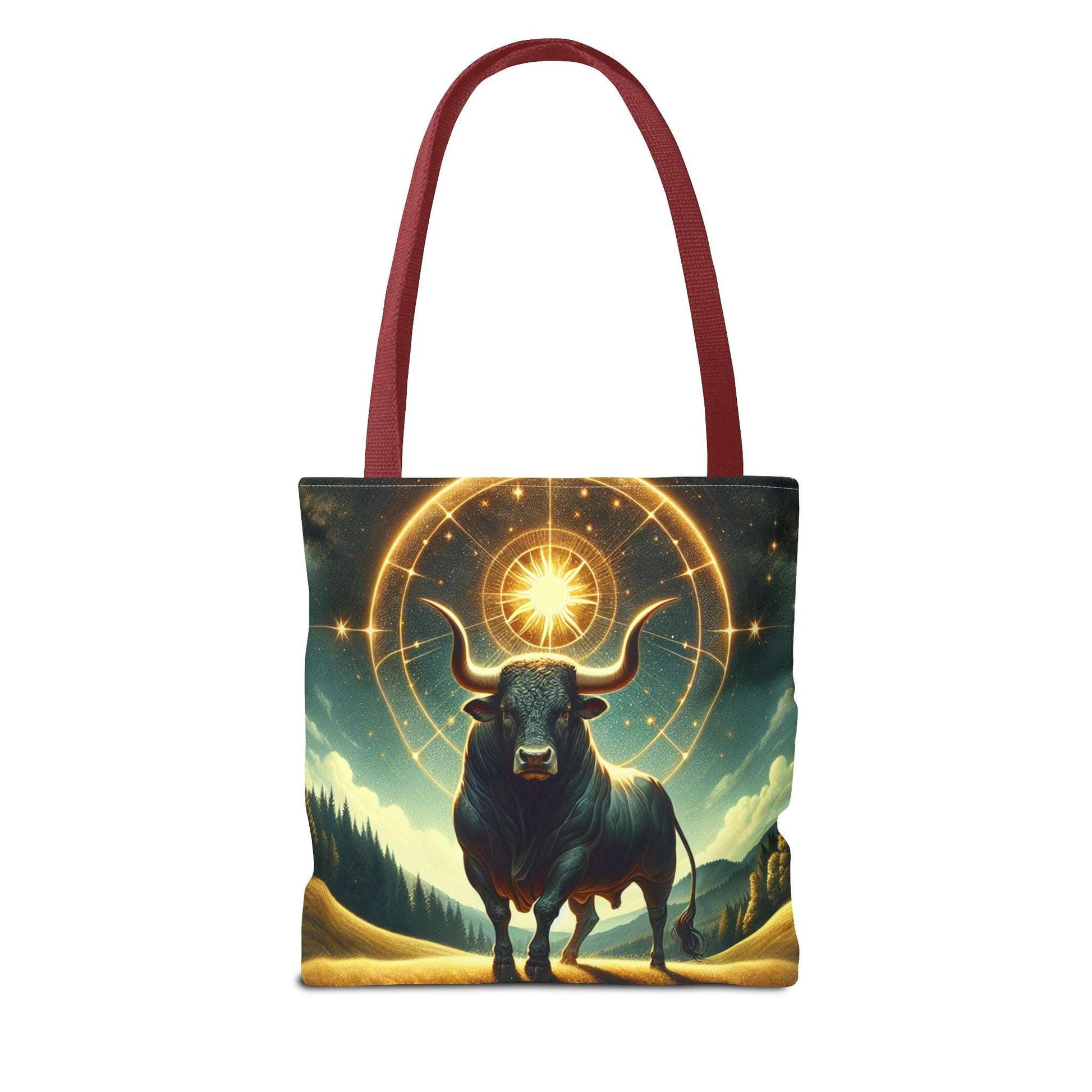 Astrology Taurus Tote Bag - Cosmic Design for Everyday Use