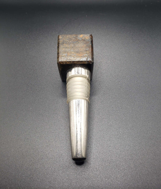 BRONZITE Gemstone Cube Bottle Stopper