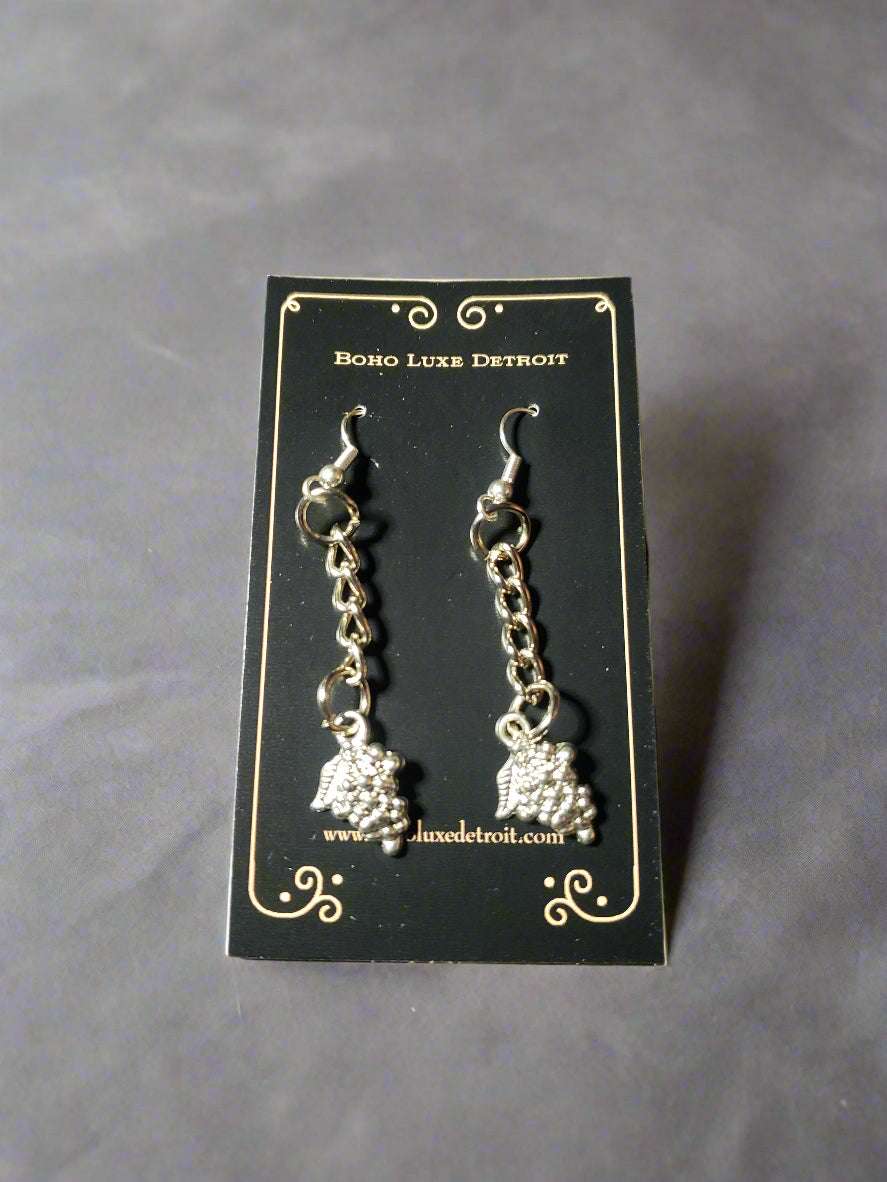 Wine Lovers Collection Earrings  Wine Grape Earrings