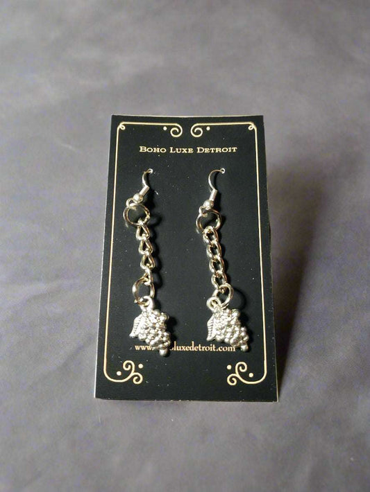 Wine Lovers Collection Earrings  Wine Grape Earrings