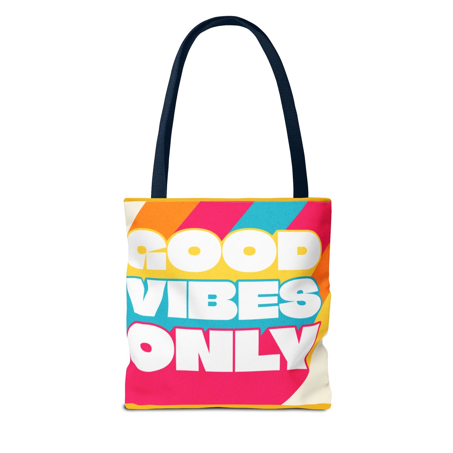 Good Vibes Only Tote Bag - Colorful Everyday Carry