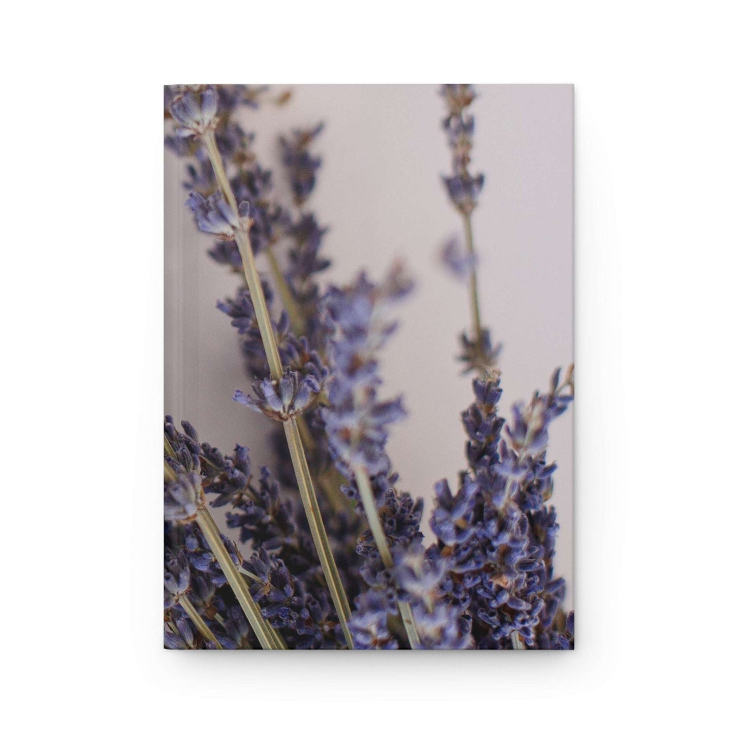 Lavender Sprigs Hardcover Journal — Floral Notebook for Relaxation, Aromatherapy & Daily Notes