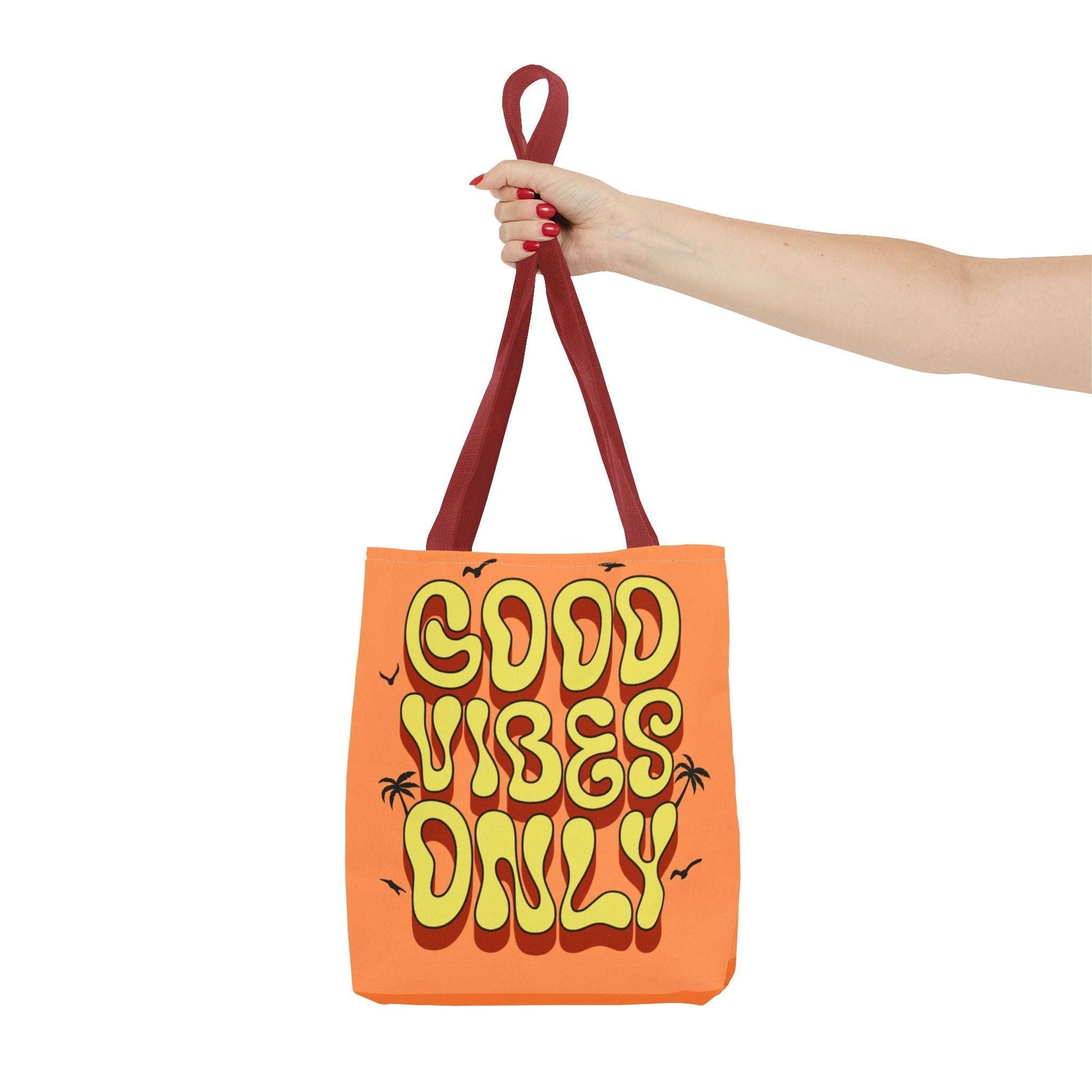 Good Vibes Only Tote Bag – Stylish Beach & Travel Accessory
