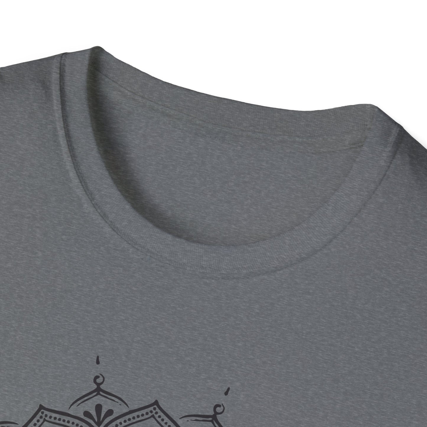 Boho Luxe Unisex Softstyle T-Shirt | Mandala Design, Graphic Tee, Gift for Her, Festival Wear, Everyday Casual