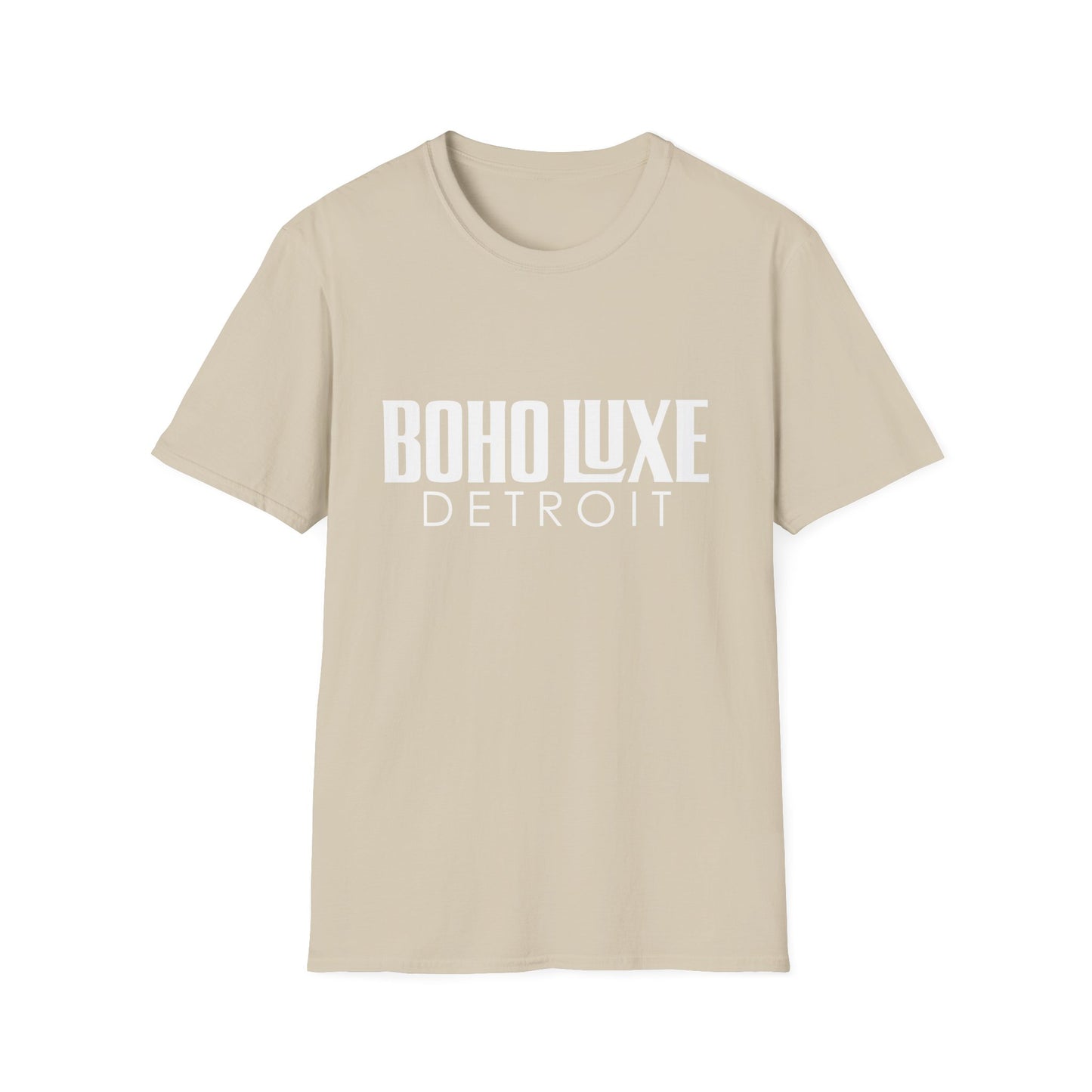 Boho Luxe Detroit Unisex T-Shirt - Trendy Apparel for Urban Explorers, Perfect for Casual Outings, Gift for Friends, Cool Graphic Tee