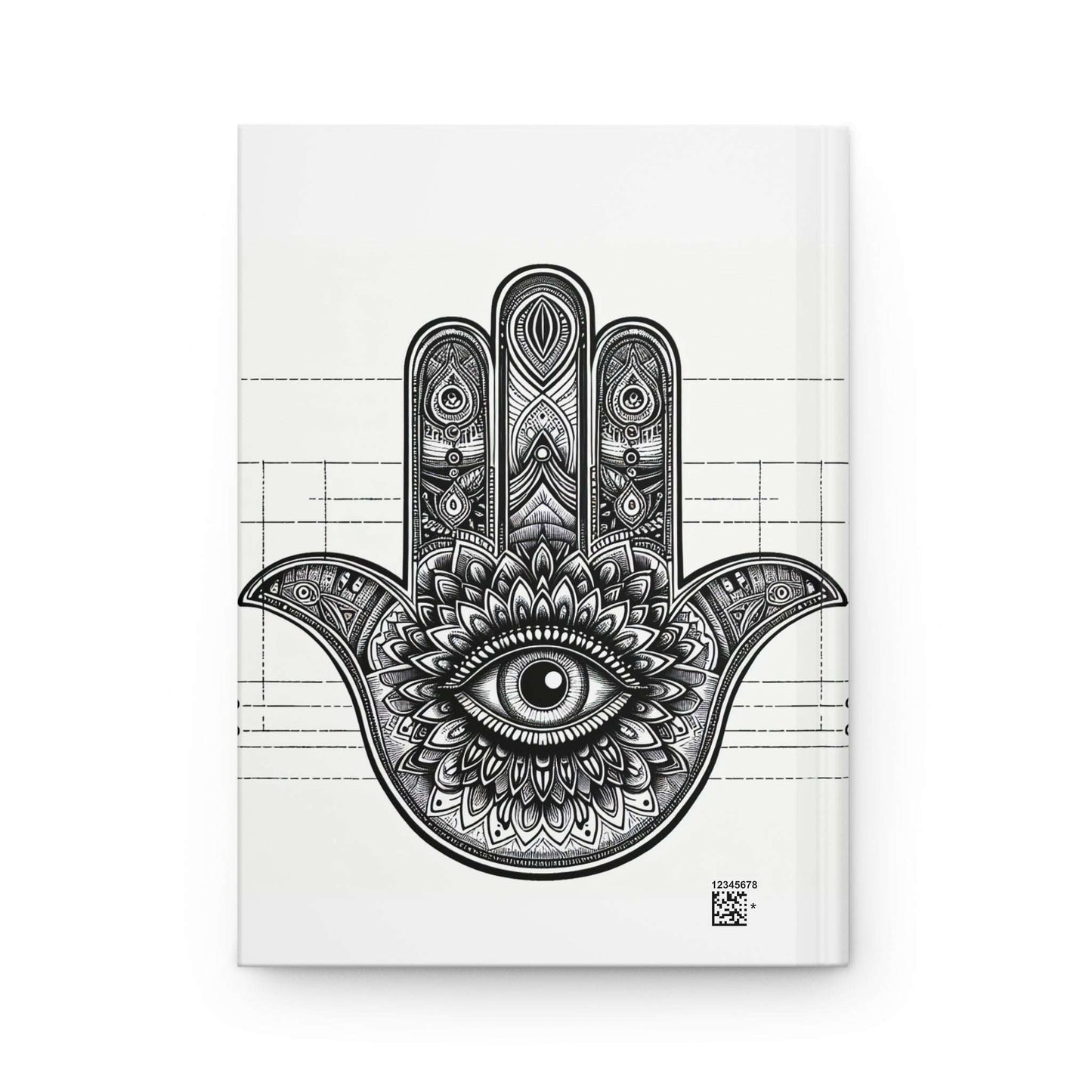 Bohemian Eye Design Hardcover Journal - Inspirational Writing Notebook