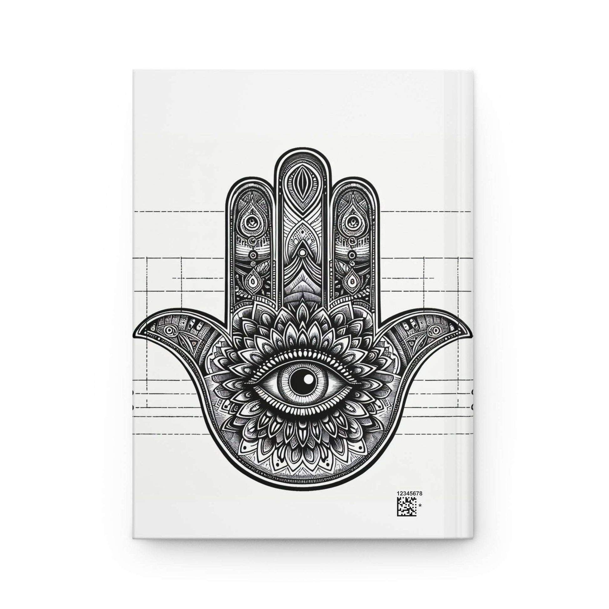 Bohemian Eye Design Hardcover Journal - Inspirational Writing Notebook