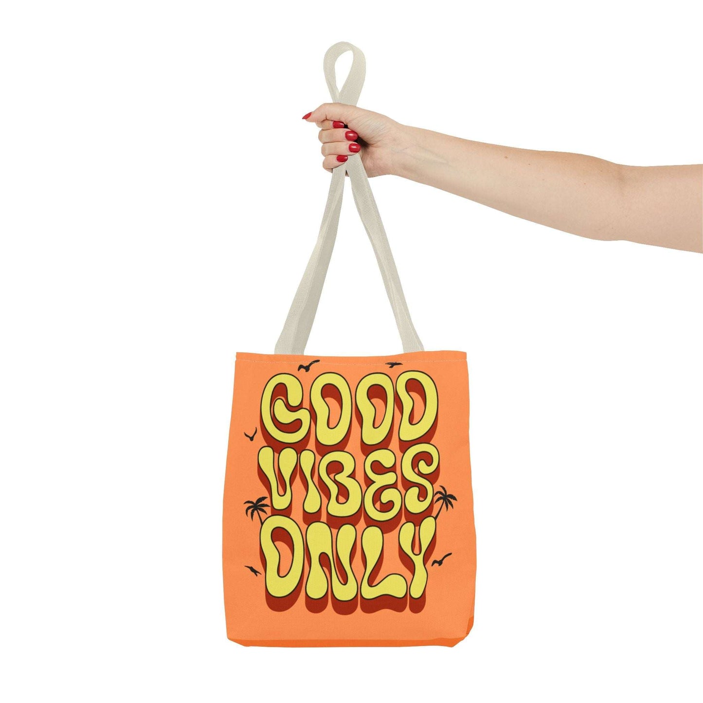 Good Vibes Only Tote Bag – Stylish Beach & Travel Accessory
