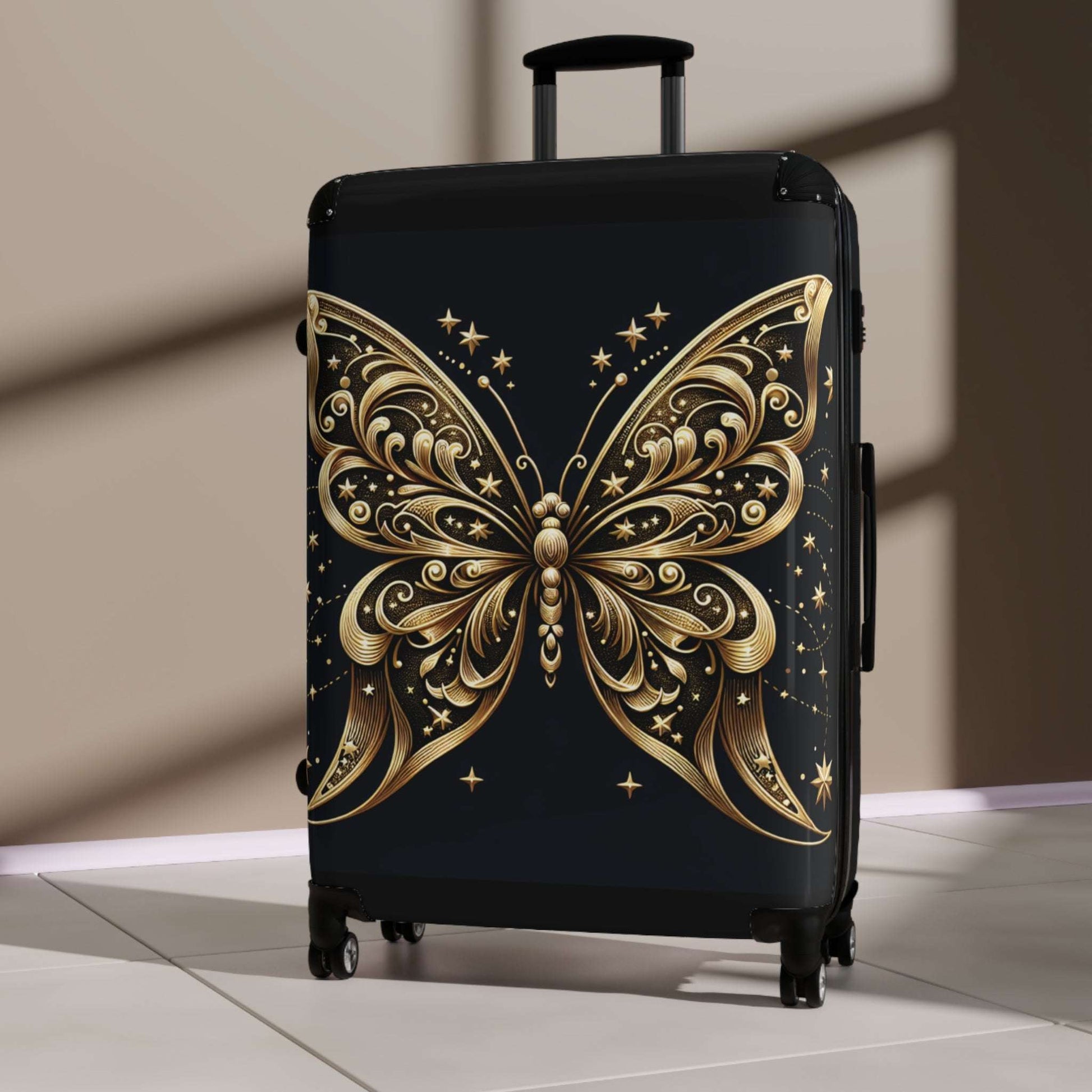 Butterfly Design Suitcase - Travel Luggage for Adventurers, Boho Aesthetic Travel Bag, Unique Gift for Travelers, Stylish Carry-On, [...]
