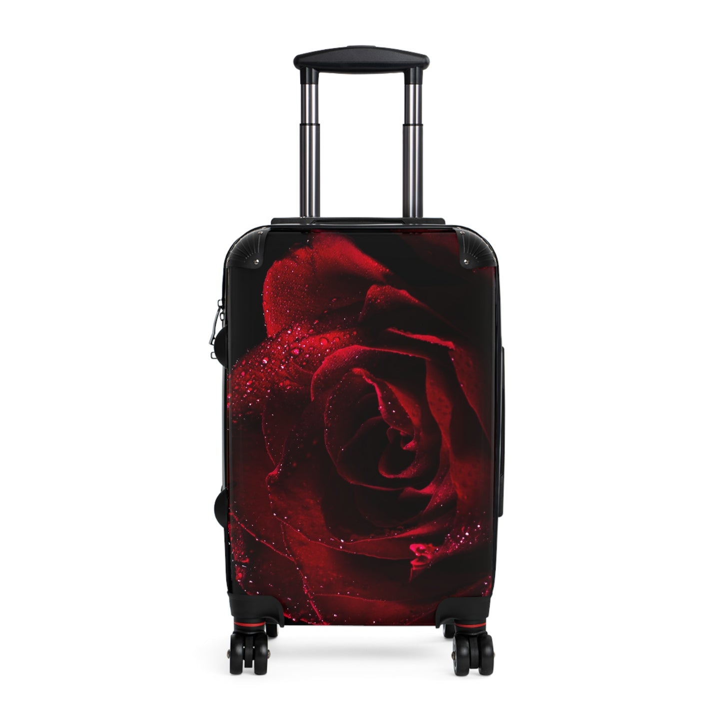 Rose-Design Suitcase for Stylish Travelers | Floral Luggage, Perfect for Vacations, Gifts, Roses, Travel Accessories