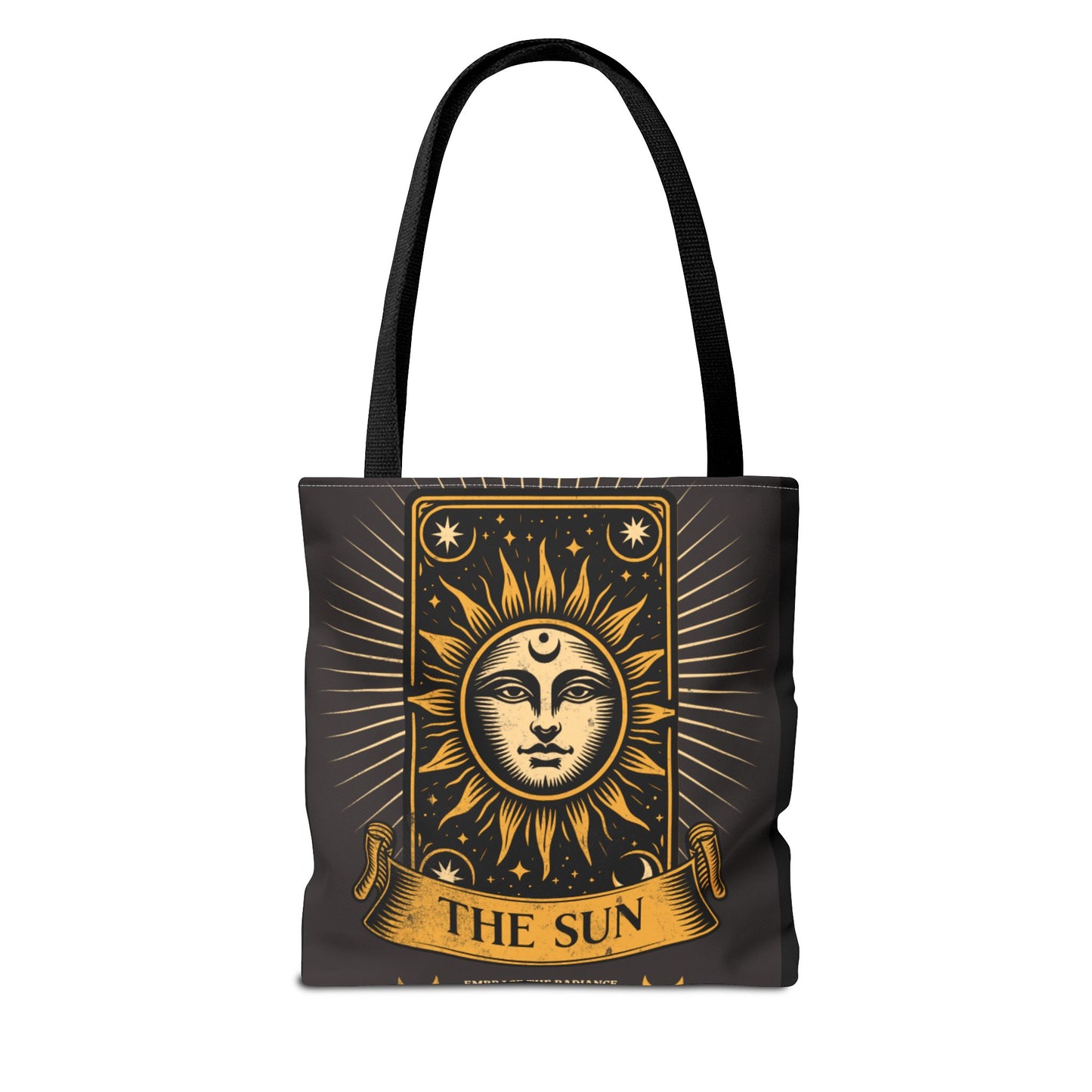 Sun-Themed Tote Bag, Spiritual Gift, Eco-Friendly Bag, Festival Accessory, Astrology Lover Tote