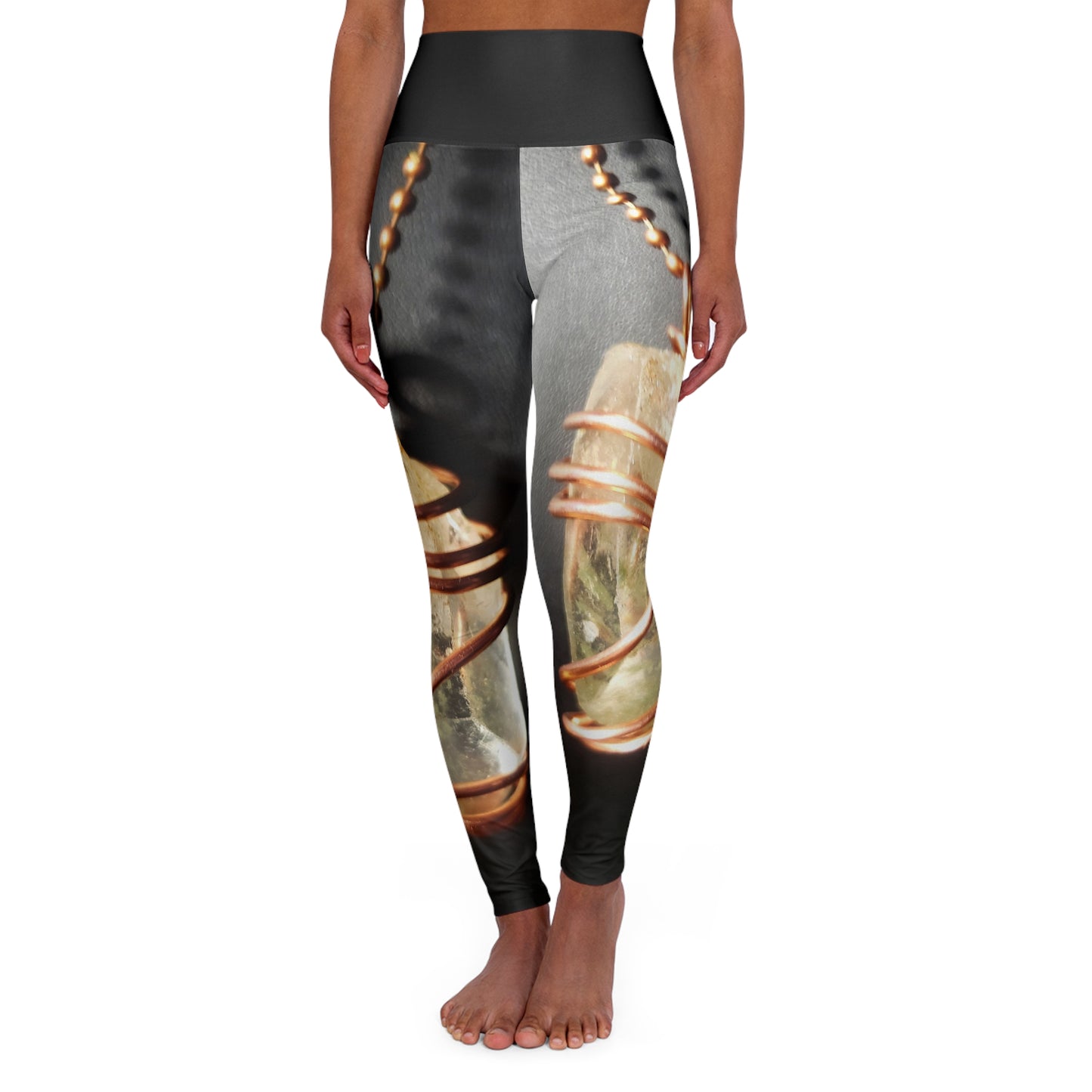 Chic High Waisted Yoga Leggings, Stylish Activewear, Fitness Fashion, Gym Outfit, Trendy Workout Essentials