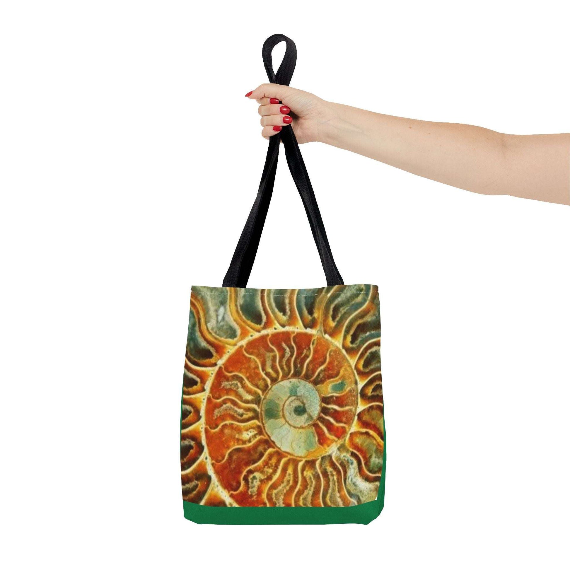 Colorful Spiral Shell Tote Bag – Eco-Friendly, Reusable, Perfect for Beach, Farmers Market, Travel, Gifts